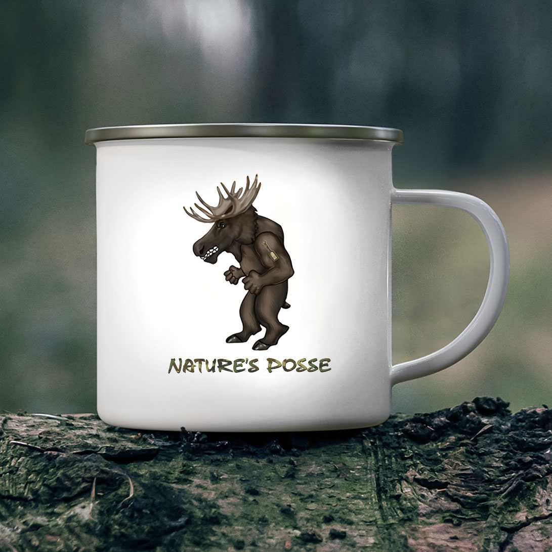 Mighty Moose Enamel Camp Mug
