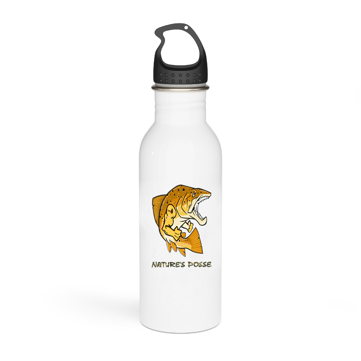 Badboy Brown Trout Stainless Water Bottle