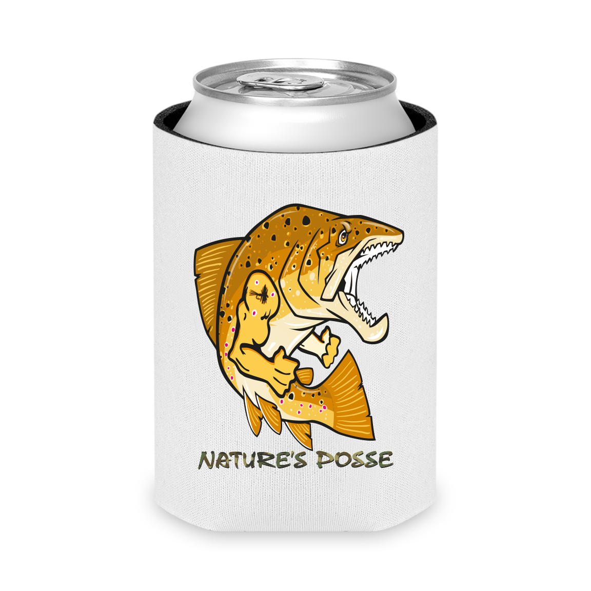 Bad Boy Brown Trout Can Cooler