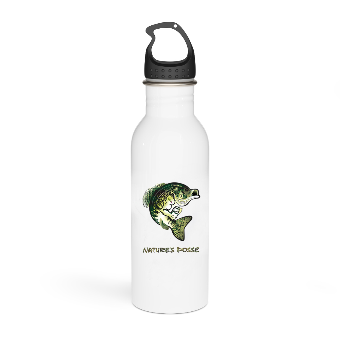 Cranky Crappie Stainless Water Bottle