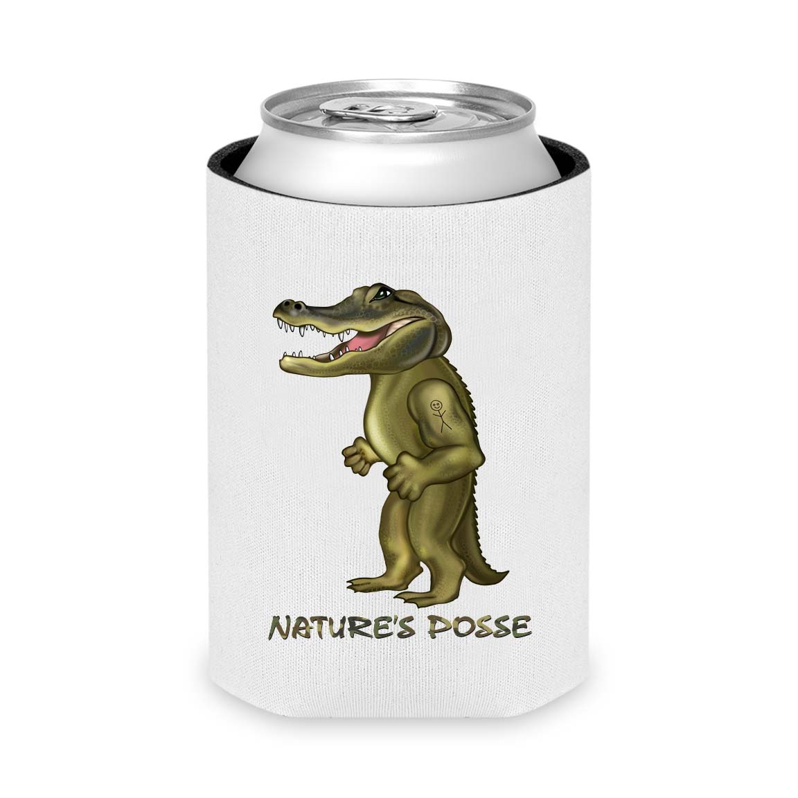 Grungy Gator Can Cooler